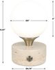 Uttermost® Abril Beige Accent Lamp-3