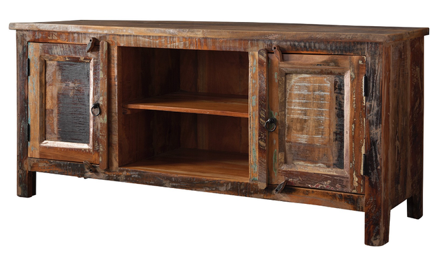 Coaster® Genesis Reclaimed Wood 2-Door TV Console-0
