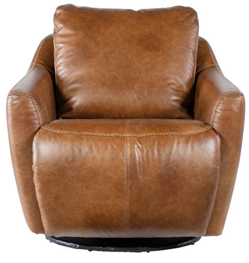 Hooker® Furniture CC Beau Pecan Power Swivel Recliner with Power Footrest-2