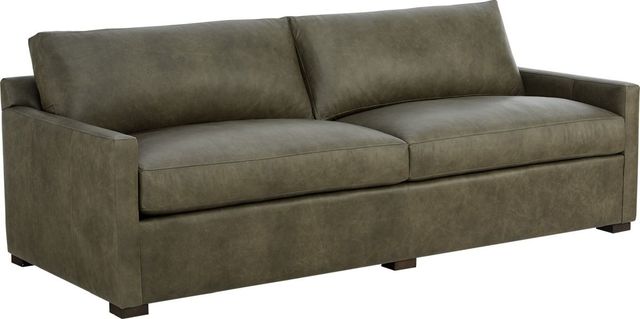 Craftmaster® Customizable CM Leather Fulton 94" 2 Over 2 Sofa-0