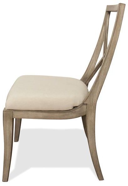Riverside Furniture Sophie X-Back Upholstered Side Chair-3