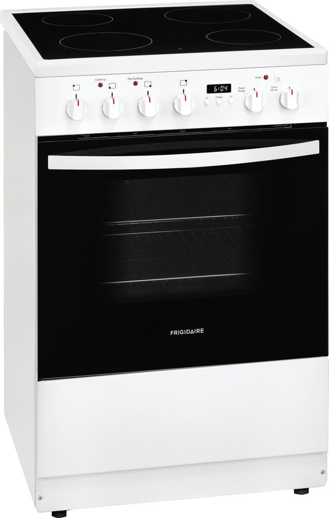 Frigidaire® 24" White Slide-In Electric Range-2