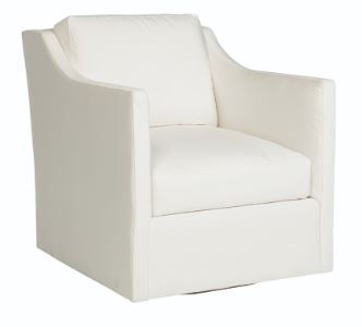 Lane Venture® Finley White Swivel Lounge Chair-0
