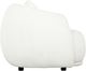 Primo™ International Diana White Upholstered Curved Sofa-2
