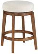 Homelegance® Lily Brown/White Swivel Counter Stool-0