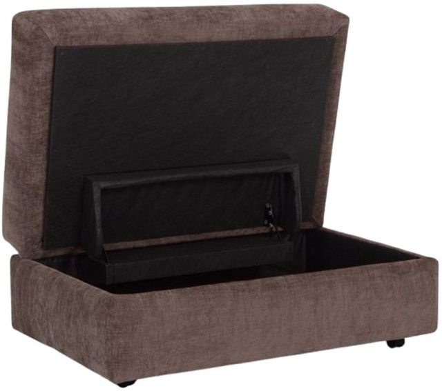 Franklin™ Talise Saganga Mink Storage Ottoman with Caster Legs-1