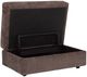 Franklin™ Talise Saganga Mink Storage Ottoman with Caster Legs-1