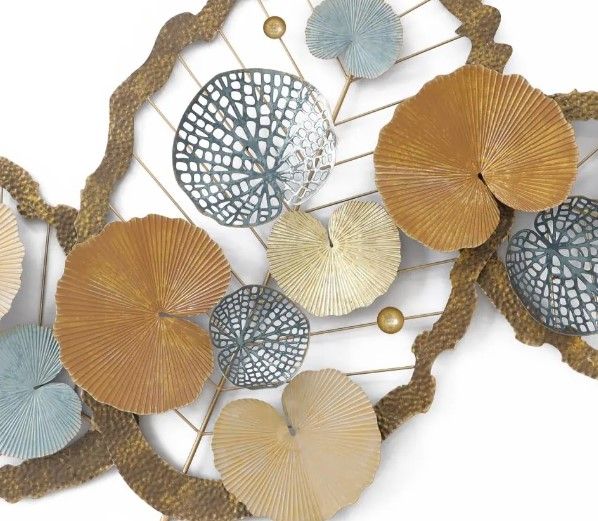 Classy Art Style 16 Beige/Blue/Gold Wall Decor-1