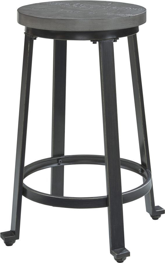 Signature Design by Ashley® Challiman Antique Gray Counter Stool-0