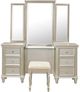 Homelegance® Celandine Silver Vanity Dresser and Mirror-2