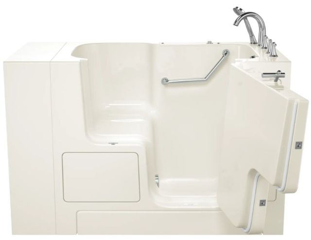 American Standard Gelcoat Linen 32” x 52” x 40" Walk-in Tub with Soaker System - Right-Hand Drain with Faucet-3