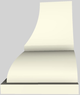 Vent-A-Hood® Designer Series 54" Biscuit Wall Mounted Range Hood-4