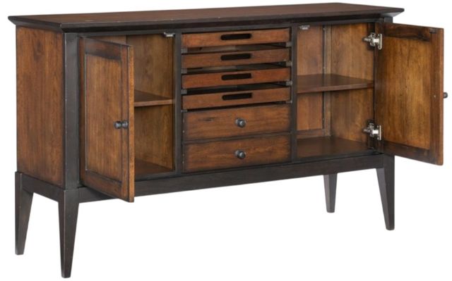 Legacy Classic Fenmore Dark Mocha/Distressed Cherry Server-1