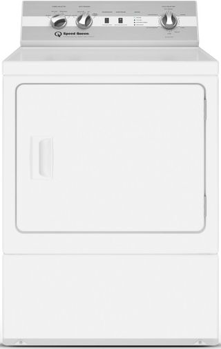 Speed Queen® DC5 7 Cu. Ft. White Electric Dryer