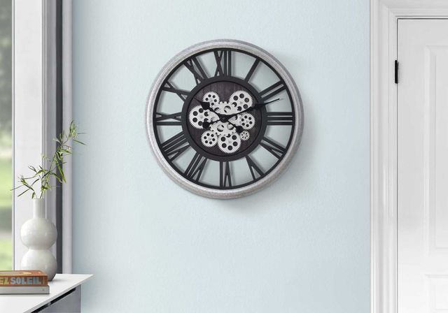 Monarch Specialties Inc. Antique Brown 20" Wall Clock-1