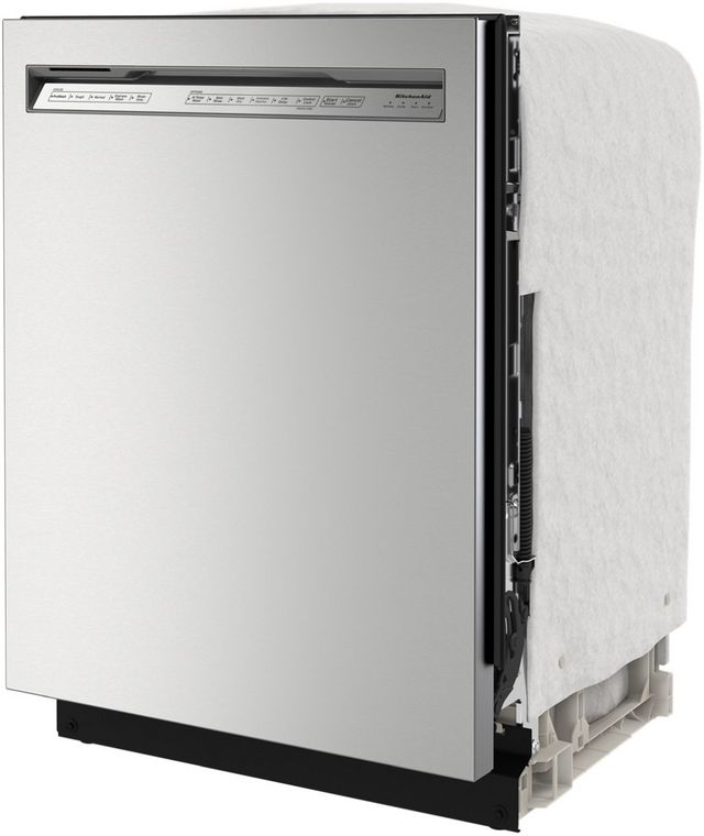 KitchenAid® 24" PrintShield™ Stainless Steel Front Control Built In Dishwasher-4