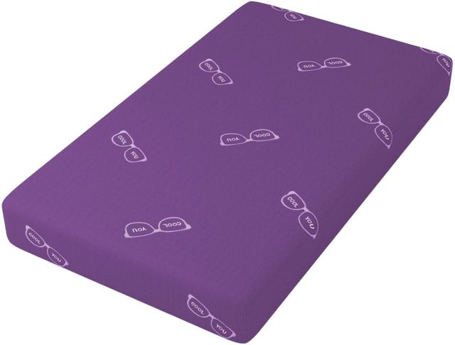 Rize Home 7.5" Hybrid Firm Smooth Top Full Youth Purple Mattress in a Box-0