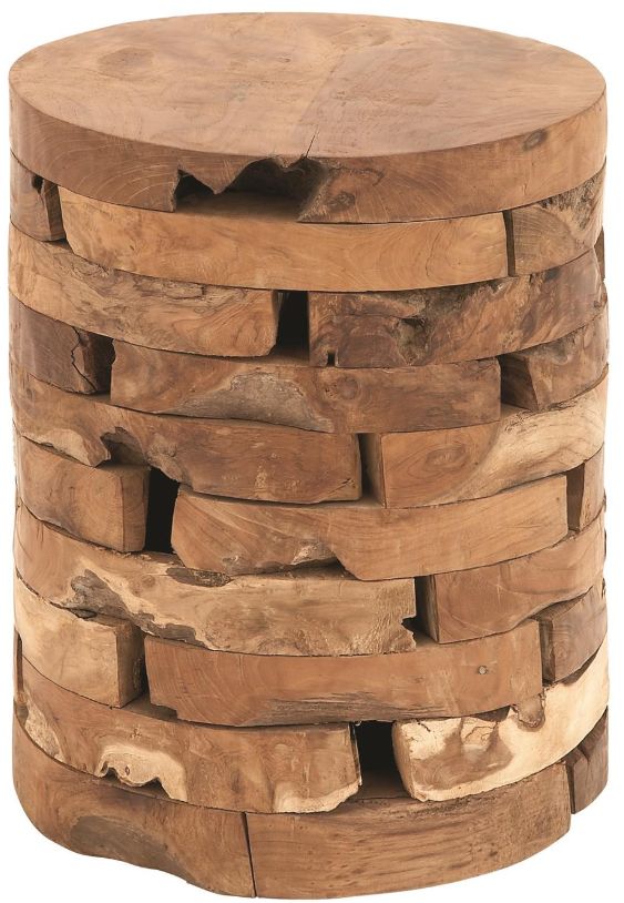 Deco Marche U Select Light Brown Accent Table-0