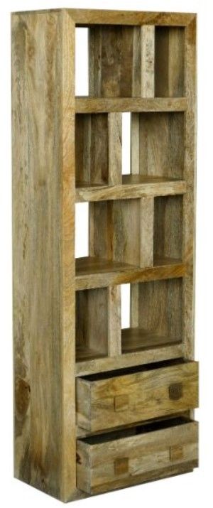 Jaipur Furniture Yoga Dark Brown Tall Bookcase-0