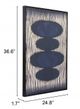 Zuo® Stacking Stones Black and Gold Canvas-3