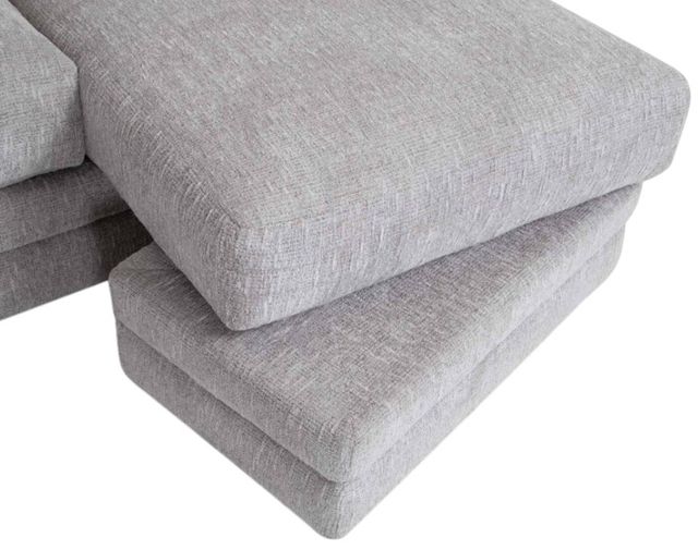 Franklin™ Sterling Matcha Nickel Sofa with Reversible Chaise-2