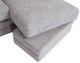 Franklin™ Sterling Matcha Nickel Sofa with Reversible Chaise-2