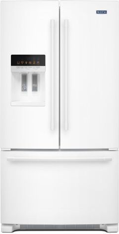 Maytag® 36 in. 24.7 Cu. Ft. White French Door Refrigerator