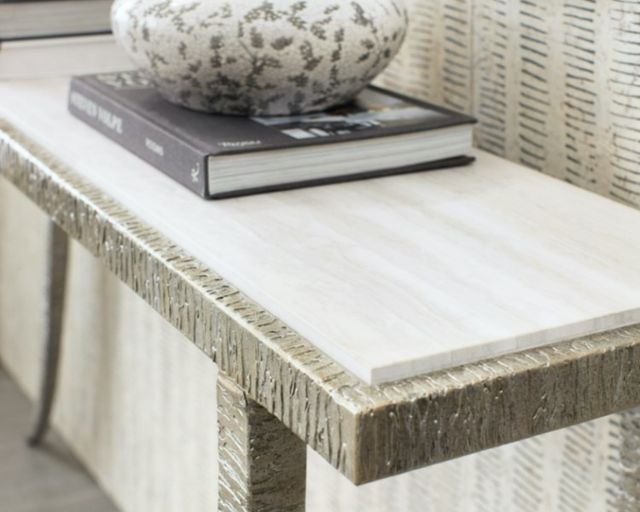 Hooker® Furniture Melange Sabre Silver Console Table-4