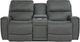 La-Z-Boy® Apollo Blue Grey Leather Power Reclining Loveseat with Console, Headrest, and Lumbar-1