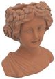 A & B Home Brown 10" Head Bust Planter-0