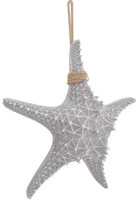 Deco Marche Gray 20'' Starfish Wall Decor-1