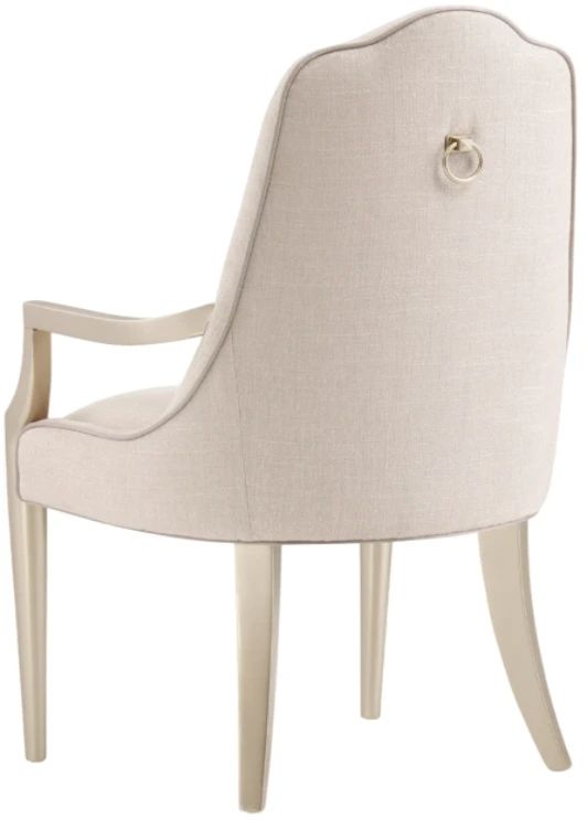 Michael Amini® Malibu Crest Chardonnay/Pearl Arm Chair-3