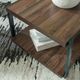 Signature Design by Ashley® Trindwick 3-Piece Brown Occasional Table with Gunmetal Base Set -2