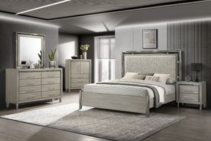 Lennox Bedroom Set Juego de dormitorio Lennox con cama estilo panel