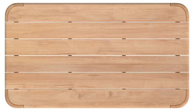 Sunset West Natural Teak Outdoor Coffee Table-3