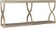 Hooker® Furniture Elixir Serene Gray Beige Console Table with Champagne Silver Base-0