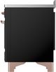 Ilve® Majestic III 48" Glossy Black Pro Style Induction Range with Triple Glass Door and Copper Trim-3