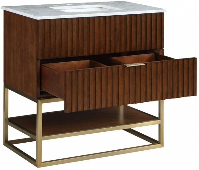 Meridian Furniture Monad Walnut 36" Bathroom Vanity-1