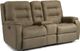 Flexsteel® Arlo Fossil Reclining Loveseat with Console-0