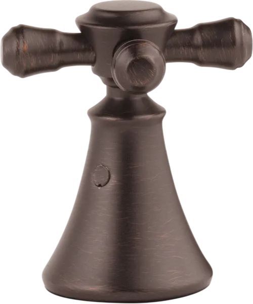 Delta Cassidy® Venetian Bronze Metal Cross Handle Set - Deck Mount Bathroom and Bidet-0