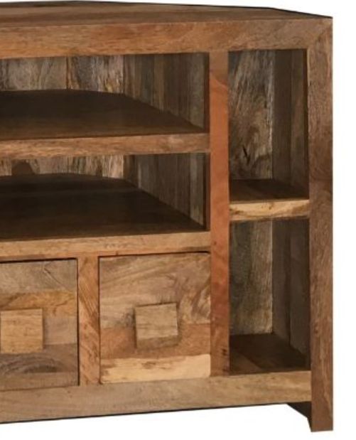 Jaipur Furniture Dakota Light Brown Plus Corner TV Unit-1