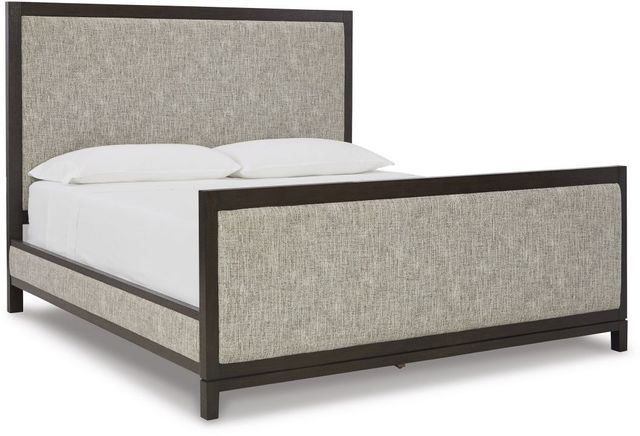Signature Design by Ashley® Burkhaus Brown California King Upholstered Bed-1