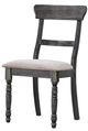 ACME Furniture Leventis 2-Piece Light Brown/Weathered Gray Side Chair Set-3
