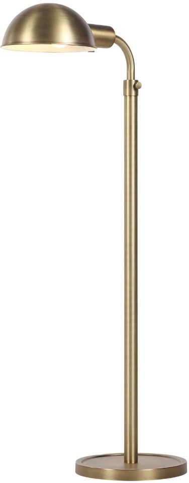 Renwil® Cos Dark Antique Brushed Brass Floor Lamp-4