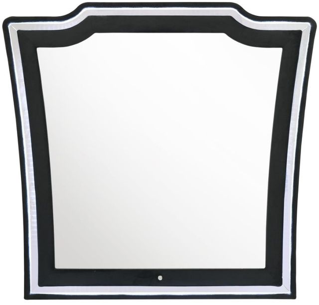 Coaster®  Lorient Black LED Dresser Mirror-0