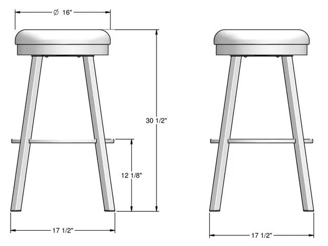 Amisco Customizable Connor Upholstered Swivel Bar Stool-2