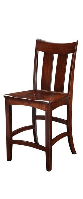 Door County Galveston Shaker Stationary Stool 24"-0