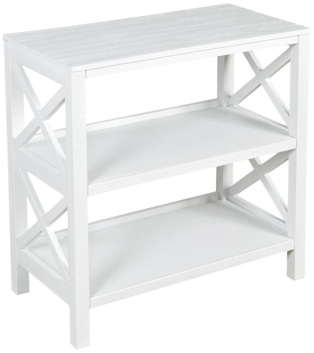 Jofran Inc. Global Archive Bridgehampton White Bookcase-0