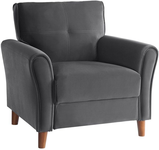 Mazin Furniture Dunleith Grey Upholstered Accent Chair-0
