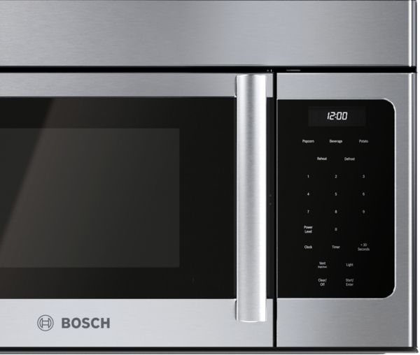 Bosch 300 Series 1.6 Cu. Ft. Stainless Steel Over The Range Microwave -1